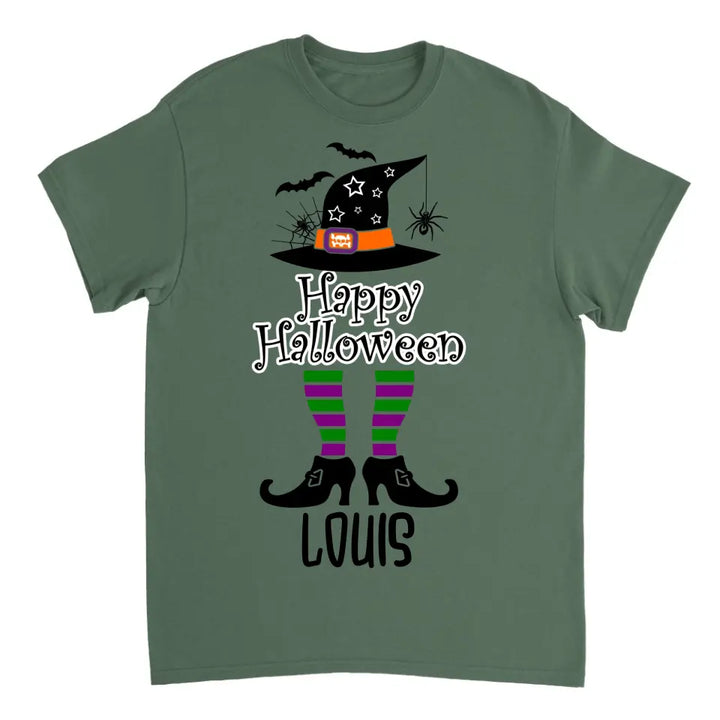 Personalisiertes lustiges Spooky Joker Halloween T-Shirt - printpod.de