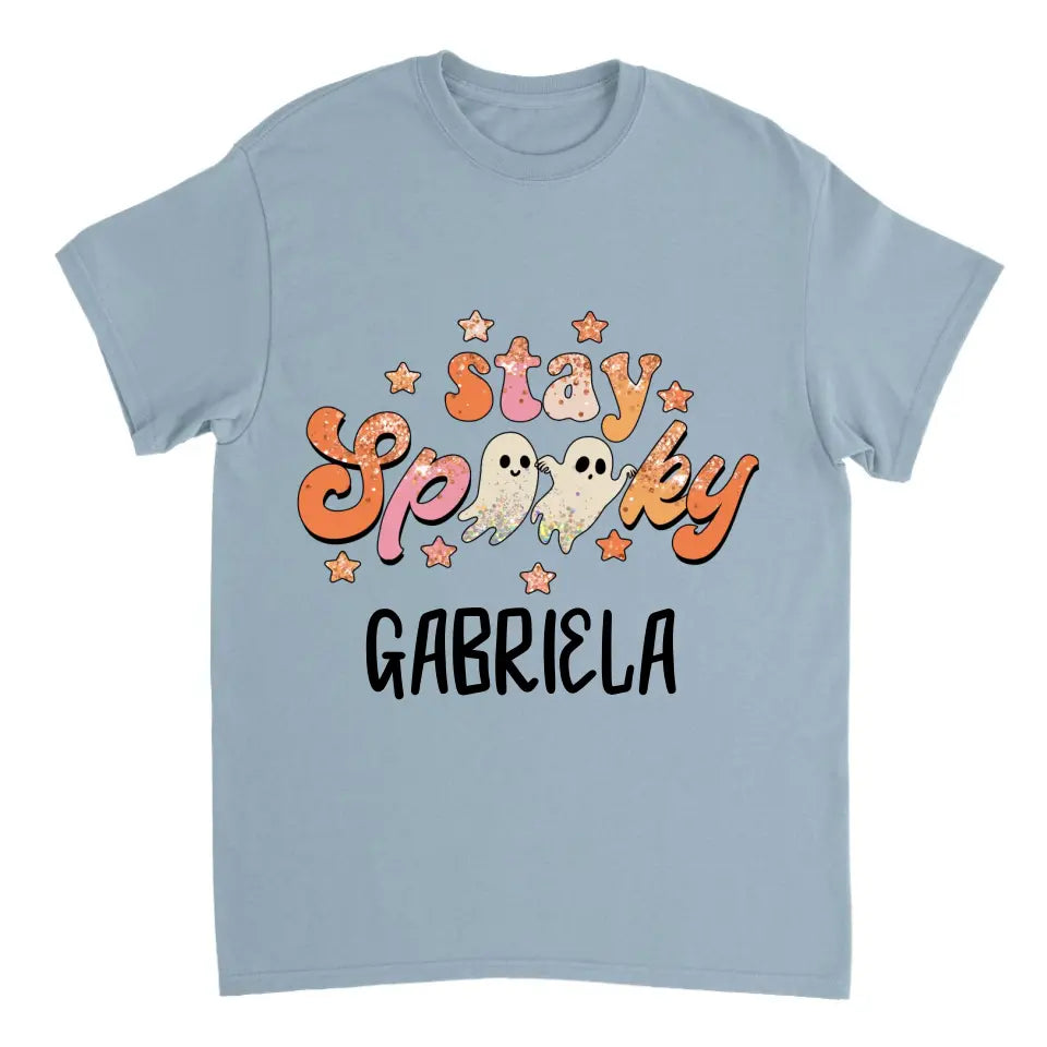 Personalisiertes 'Stay Spooky' Halloween T-Shirt - printpod.de