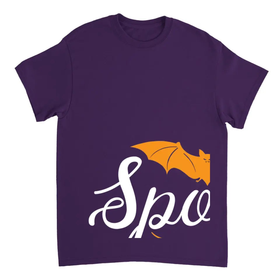 Personalisiertes Spooky Bat Halloween T-Shirt - printpod.de