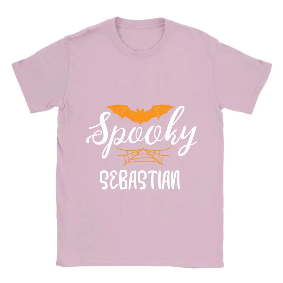 Personalisiertes Spooky Bat Halloween T-Shirt - printpod.de