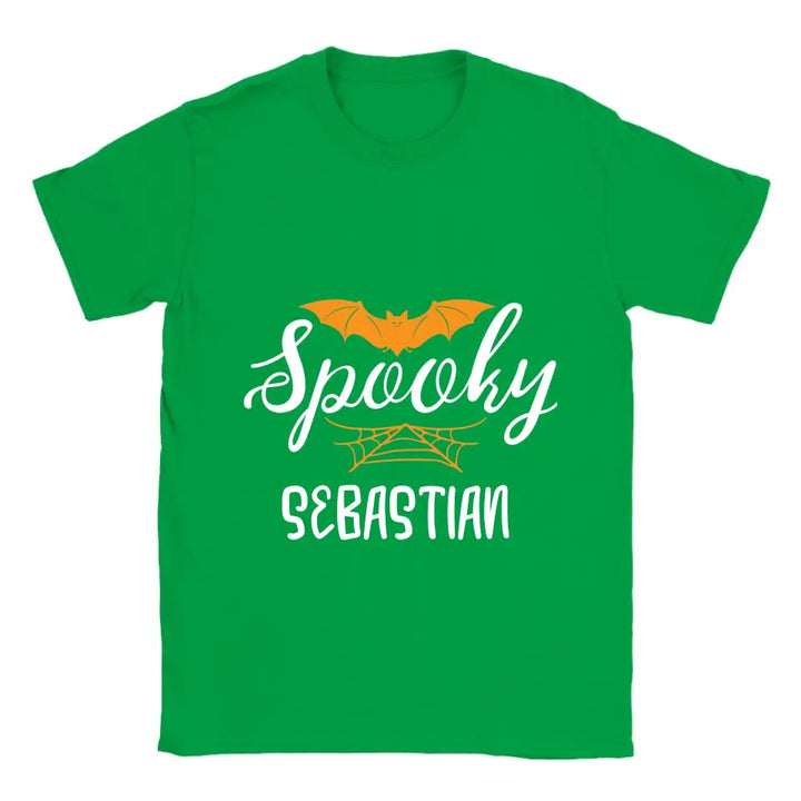 Personalisiertes Spooky Bat Halloween T-Shirt - printpod.de