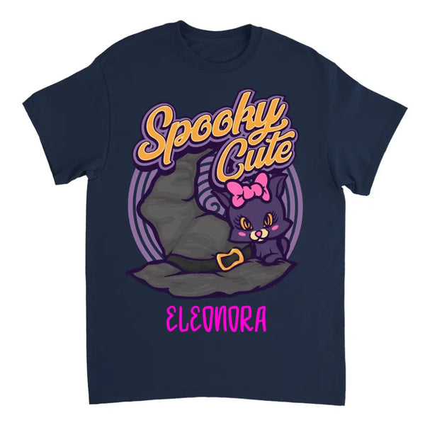 Spooky Cute Cat Halloween T-Shirt für Kinder