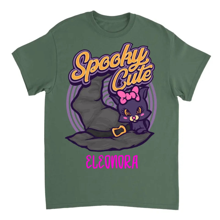 Spooky Cute Cat Halloween T-Shirt für Kinder - printpod.de