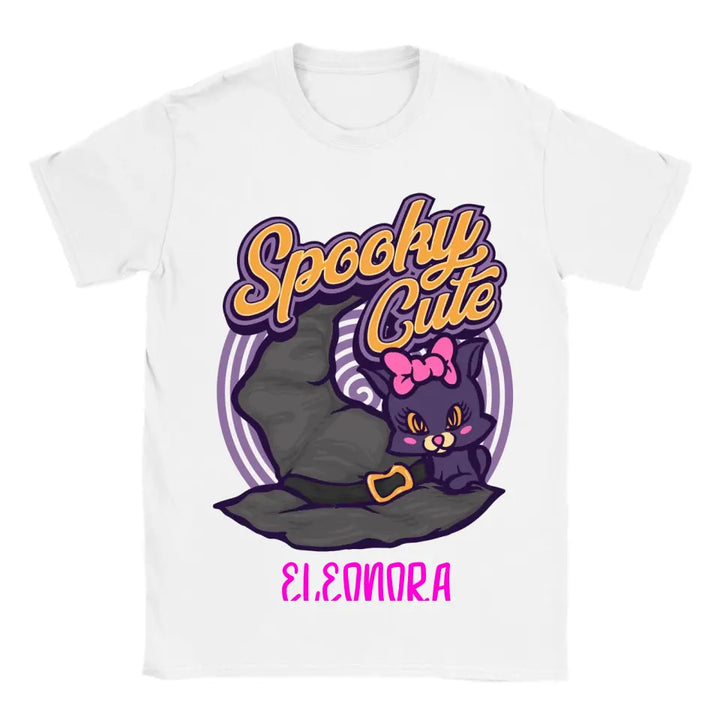 Spooky Cute Cat Halloween T-Shirt für Kinder - printpod.de