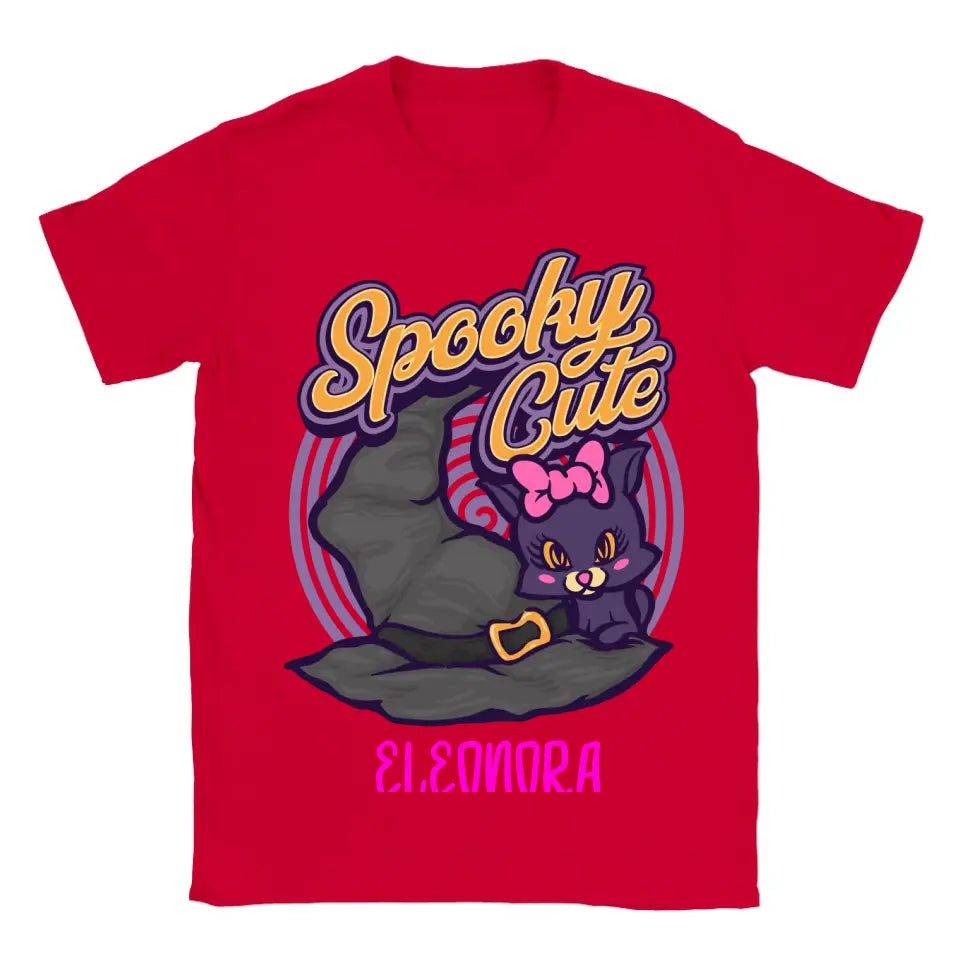 Spooky Cute Cat Halloween T-Shirt für Kinder - printpod.de
