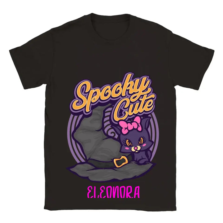 Spooky Cute Cat Halloween T-Shirt für Kinder - printpod.de