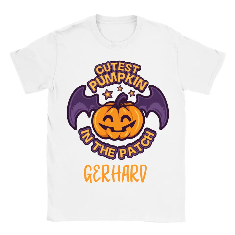 Gruselig lustige Kürbis Fledermaus Halloween T-Shirts für Kinder - printpod.de