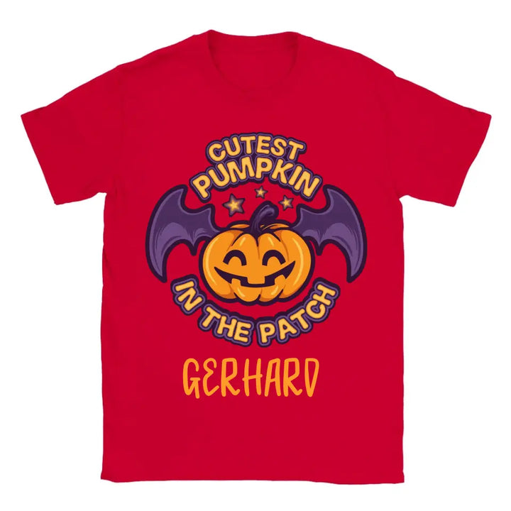 Gruselig lustige Kürbis Fledermaus Halloween T-Shirts für Kinder - printpod.de