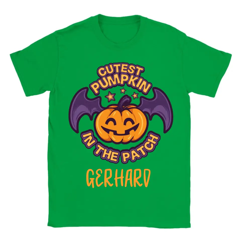 Gruselig lustige Kürbis Fledermaus Halloween T-Shirts für Kinder - printpod.de