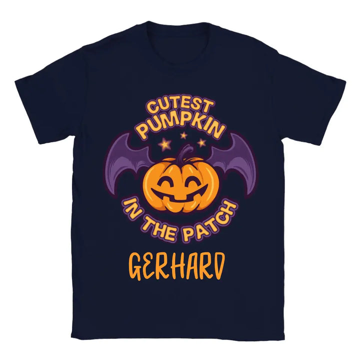 Gruselig lustige Kürbis Fledermaus Halloween T-Shirts für Kinder - printpod.de