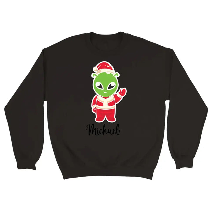 Herren Pullover Langarm Alian Weihnachtsmann - printpod.de