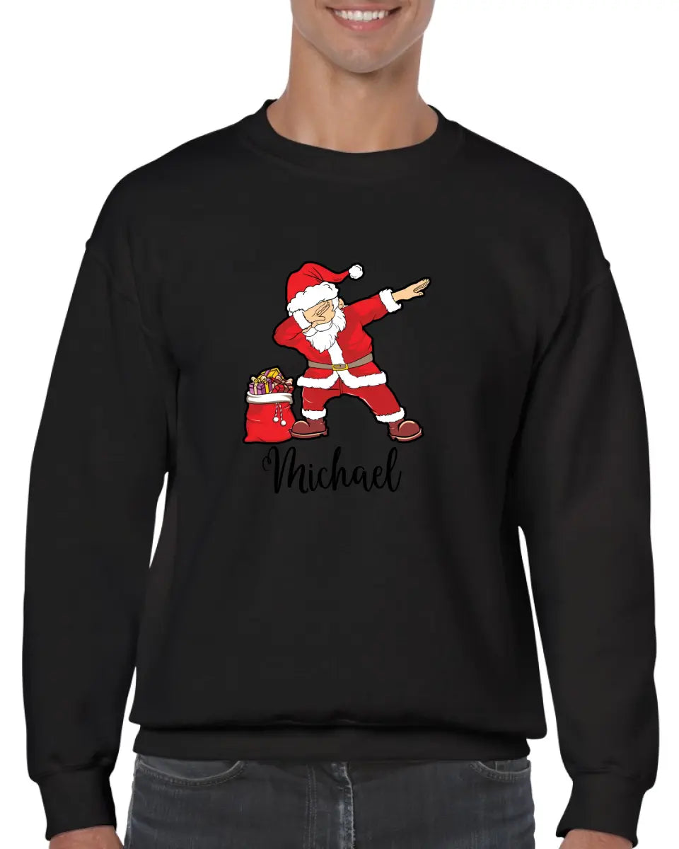 sweatshirt Herren Dab weihnachtsmann Personalisierte pullover mit name - printpod.de