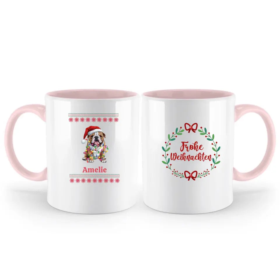 Frohe Weihnachten Tasse hunde - printpod.de