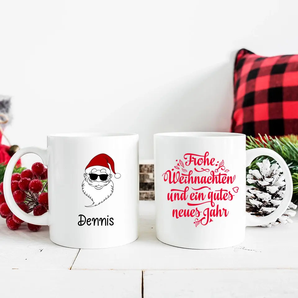 Frohes Weihnachten und Gutes Neues Jahr Dabbing Santa - printpod.de