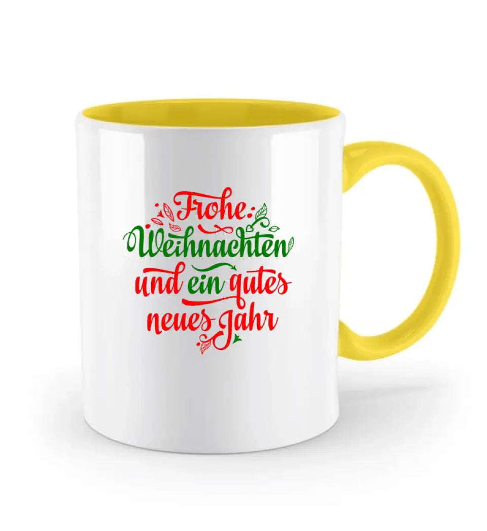 Frohe Weihnachten und ein gutes neues 
Jahr Tasse Rentiere - printpod.de