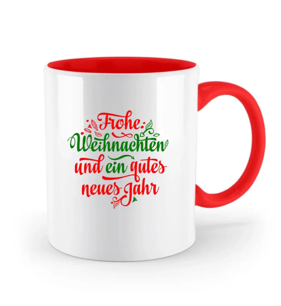 Frohe Weihnachten und ein gutes neues 
Jahr Tasse Rentiere - printpod.de