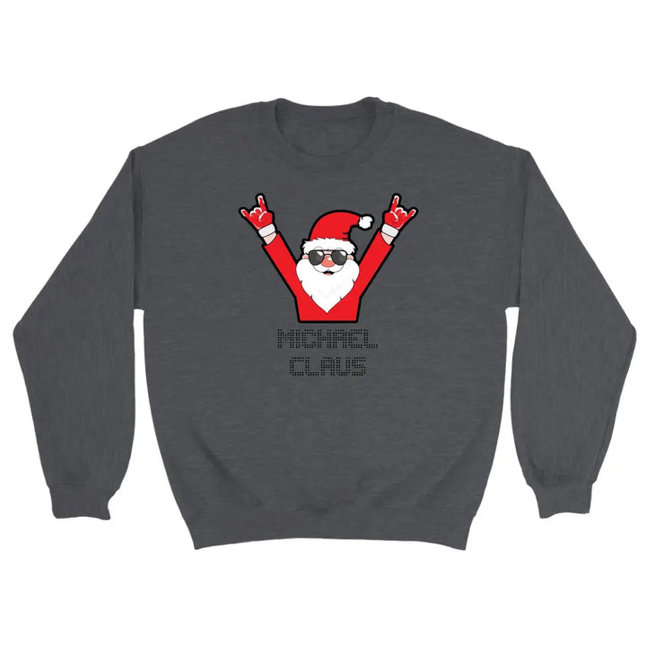 Santa Weihnachtspullover Herren Anpasbar mit Name - printpod.de