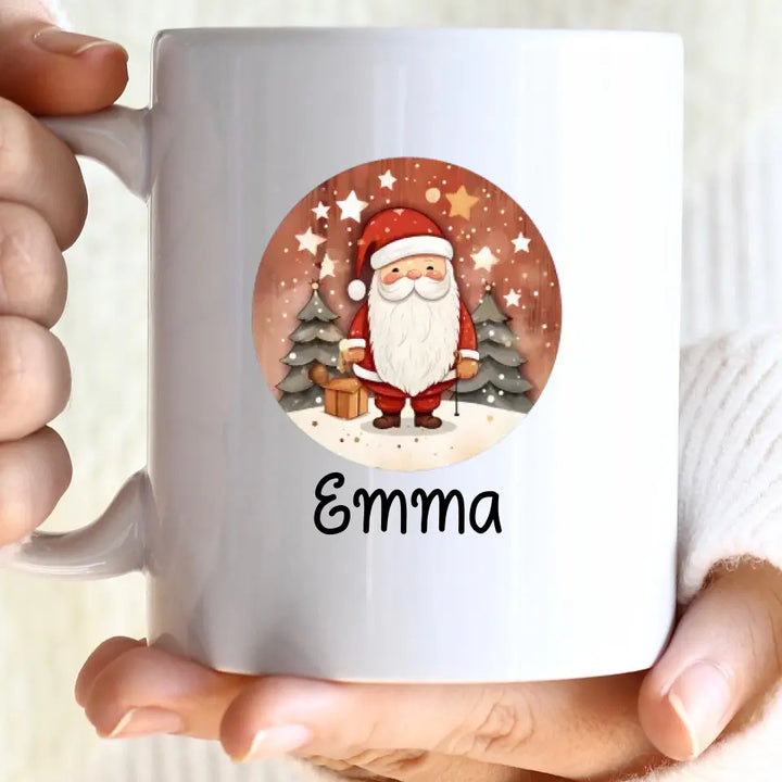 Weihnachtstasse Weihnachtsschmuck Aquarell Nordischer - printpod.de