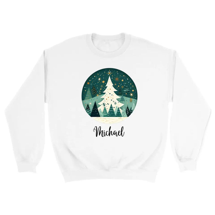 Personalisiert pullover Weihnachtsschmuck Aquarell Nordischer - printpod.de