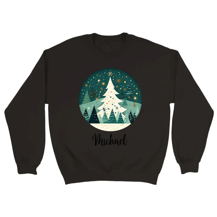 Personalisiert pullover Weihnachtsschmuck Aquarell Nordischer - printpod.de