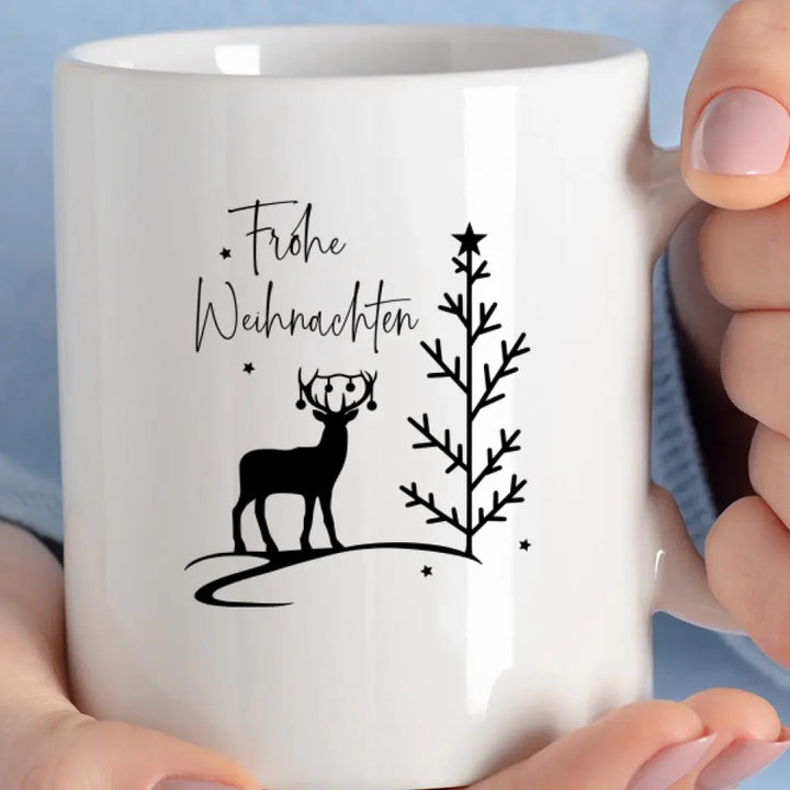 Personalisierte Tasse Süßes Weihnachten gucken - printpod.de