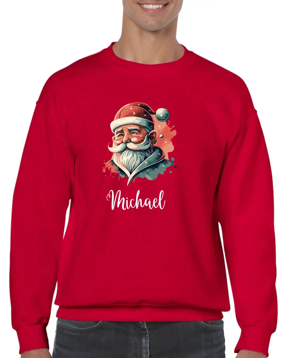 Pullover Herren Weihnachten Dab vom Weihnachtsmann Anpassbar - printpod.de