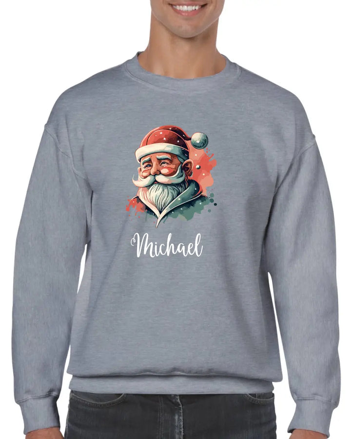 Pullover Herren Weihnachten Dab vom Weihnachtsmann Anpassbar - printpod.de