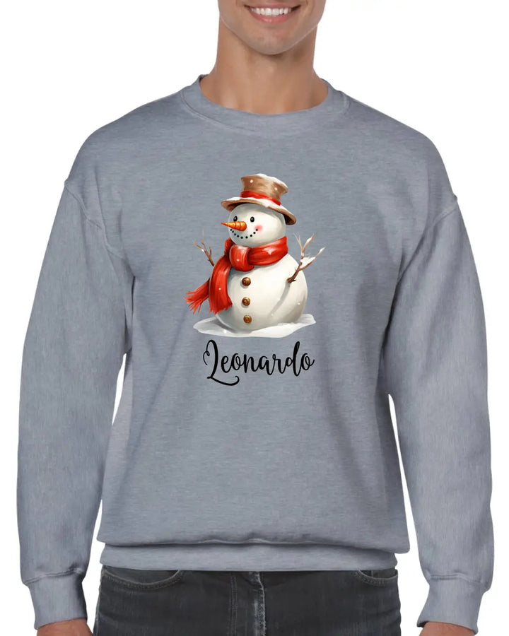 Weihnachtspullover Damen Herren Schneemann - printpod.de