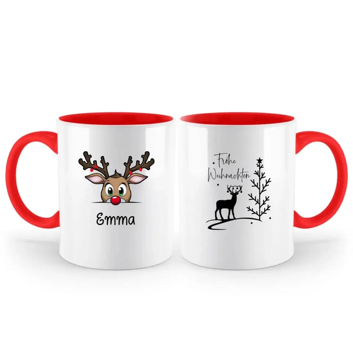 Personalisierte Tasse Süßes Weihnachten gucken - printpod.de