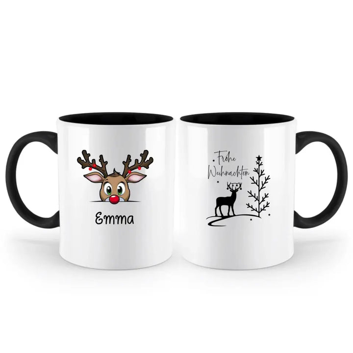 Personalisierte Tasse Süßes Weihnachten gucken - printpod.de