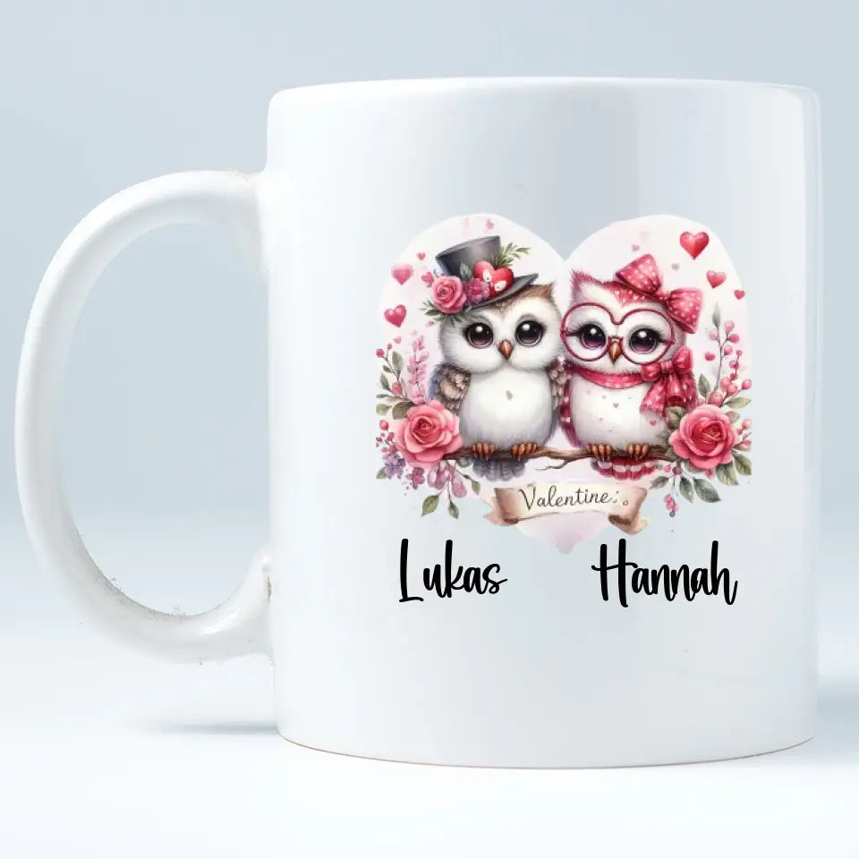 Tauchen Sie ein in die Liebe mit unserer personalisierten Tasse für Paare und das perfekte Valentinstagsgeschenk - printpod.de