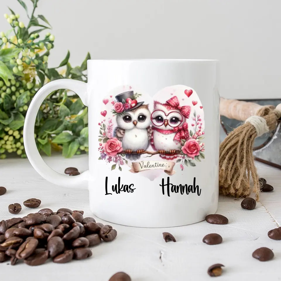 Tauchen Sie ein in die Liebe mit unserer personalisierten Tasse für Paare und das perfekte Valentinstagsgeschenk - printpod.de
