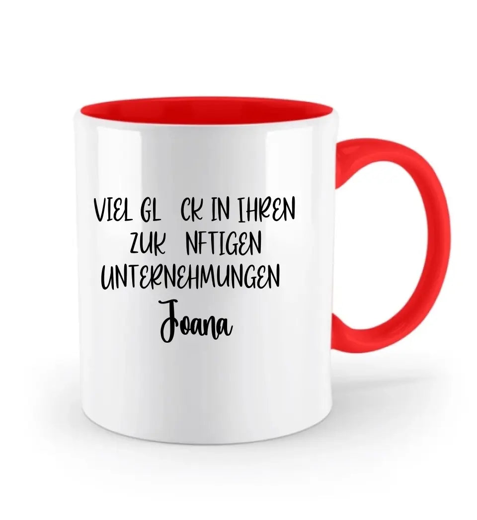 Witzige Personalisierte Tasse - Deutsches Abschiedsgeschenk für Kollegen - Arbeitskollege Geschenk