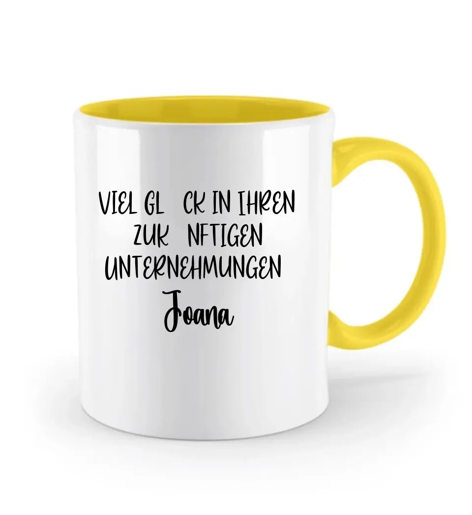 Witzige Personalisierte Tasse - Deutsches Abschiedsgeschenk für Kollegen - Arbeitskollege Geschenk