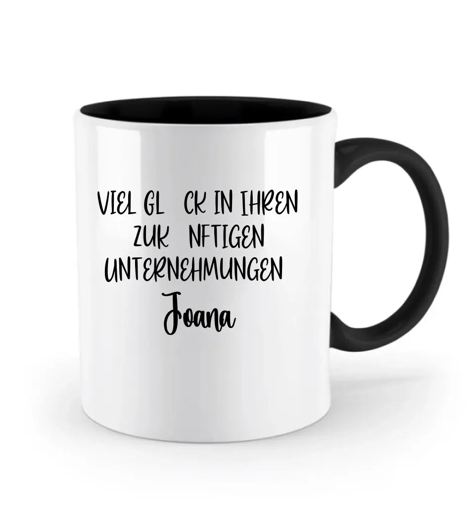 Witzige Personalisierte Tasse - Deutsches Abschiedsgeschenk für Kollegen - Arbeitskollege Geschenk