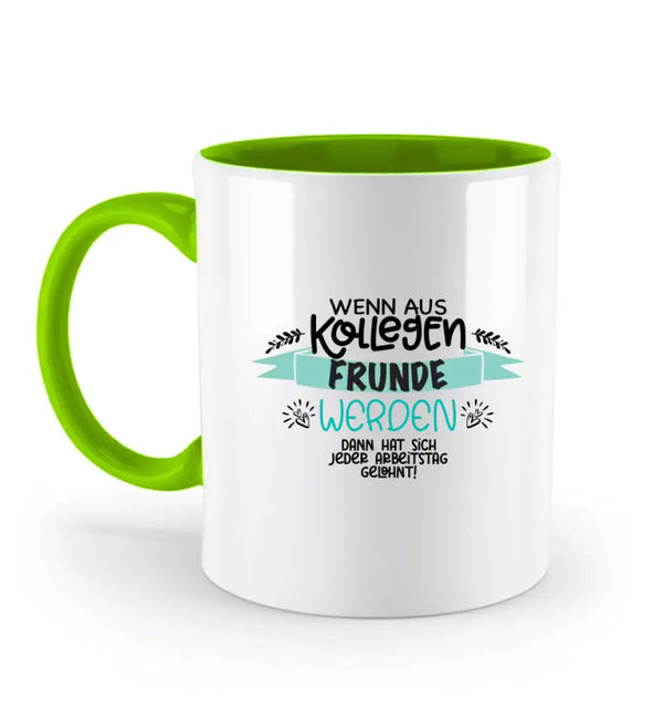 Wenn aus Kollegen Freunde werden - Individuelle Tasse