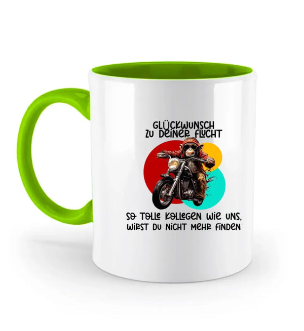 Glückwunsch zu deiner flucht - Individuelle Tasse