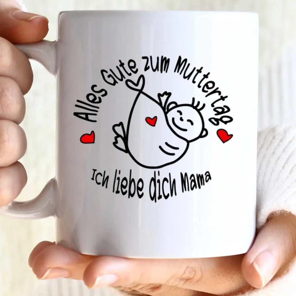 Alles Gute zum Muttertag Tasse - Geschenkideen Muttertag