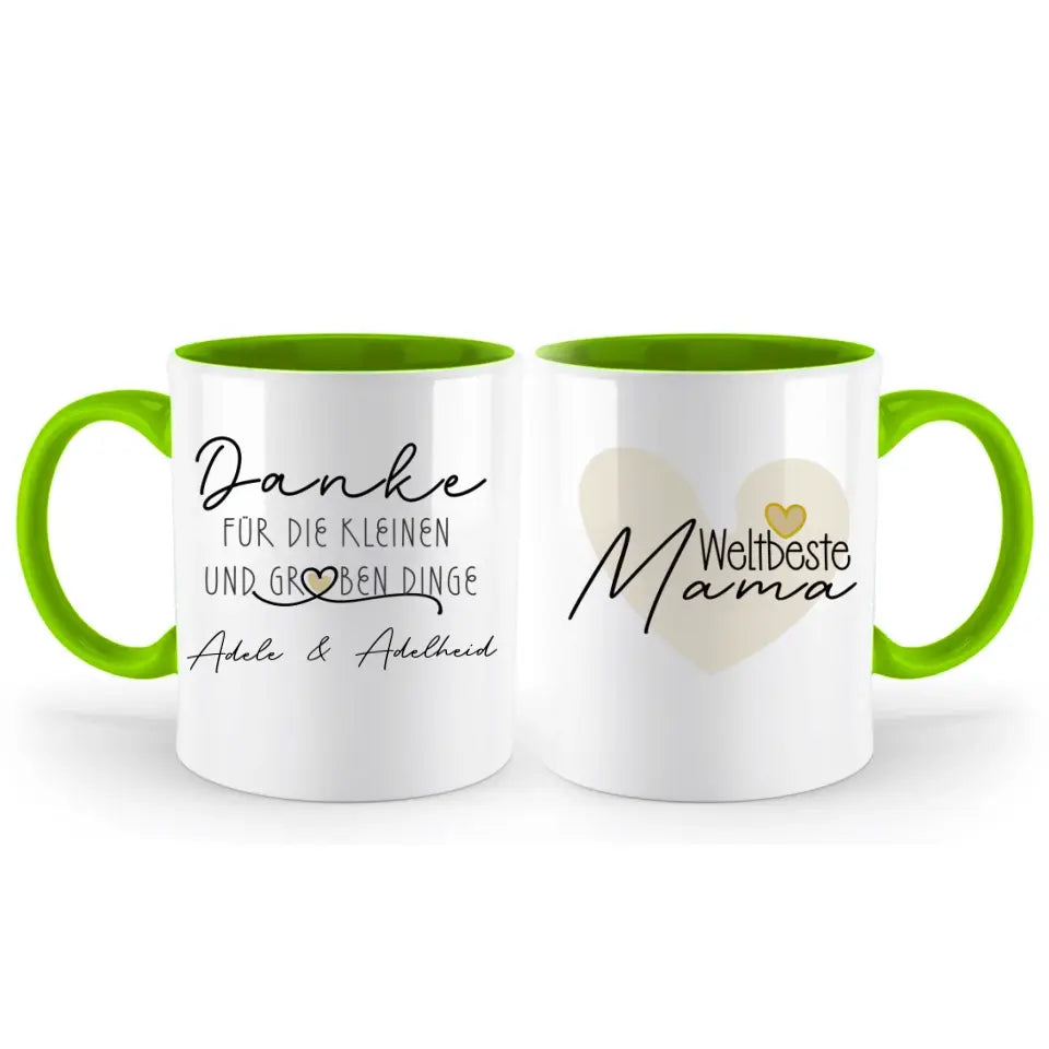 Persönliche Muttertag Mom Tasse - Danke Mama, Geburtstagsgeschenk für Mama, Geschenke für die Ehefrau, Muttertagsgeschenk, Weltbeste Mama