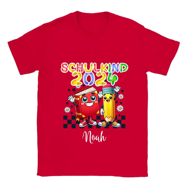 Personalisiert  Cool T-Shirt Schulkind 2024