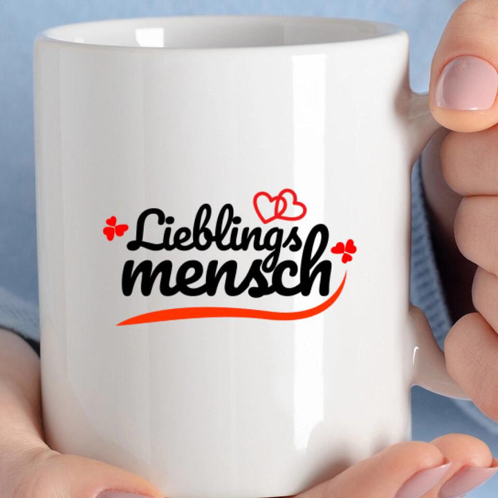 Anpassbar Tasse Lieblingsmensch - printpod.de