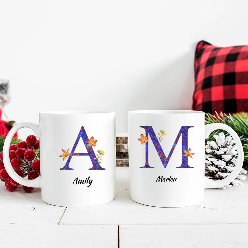 Buchstabe Tasse Blau