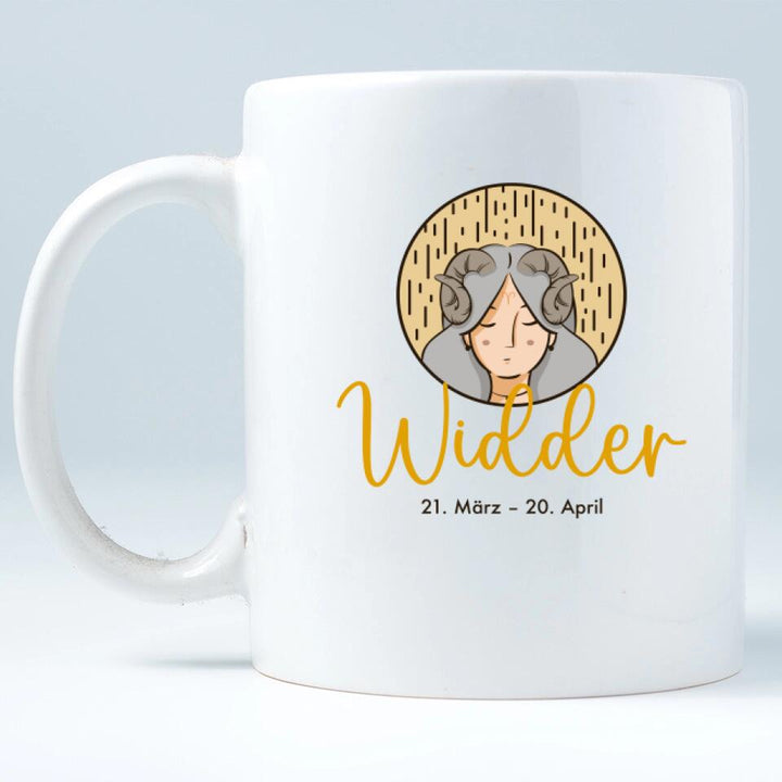 Tasse Sternzeichen, Personalisierte Tasse - printpod.de