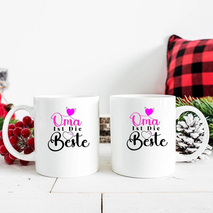 Oma ist die Bestie-Spruch Tasse-Personalisierte Tasse - printpod.de