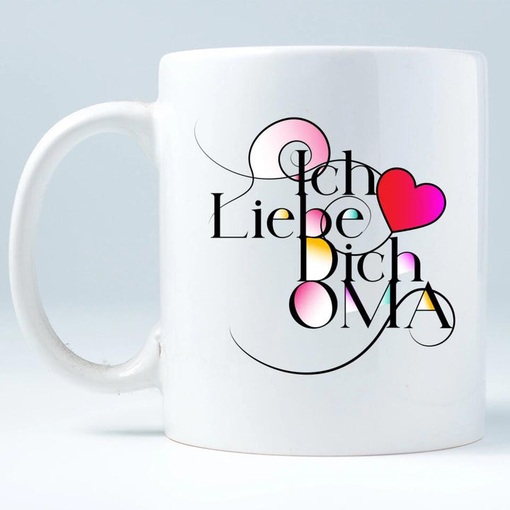 Ich liebe dich Oma Spruch Tasse - printpod.de