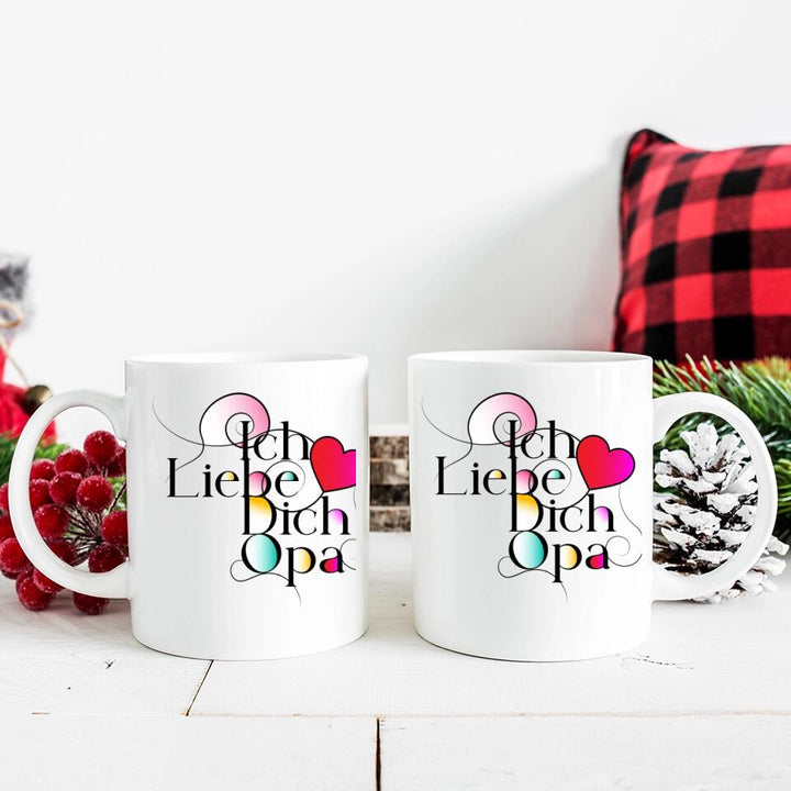 Ich liebe dich Opa - Spruch Tasse - printpod.de