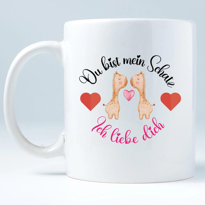 Persönliche Tasse für Liebe mit sprüch Ich liebe dich - printpod.de