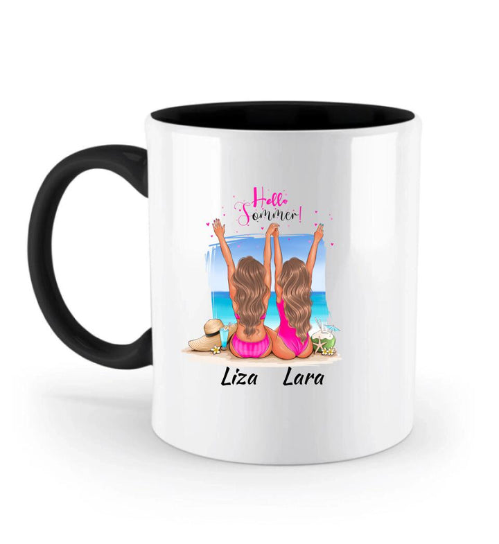 Tasse Bester Freund am See (2 Frauen) - printpod.de