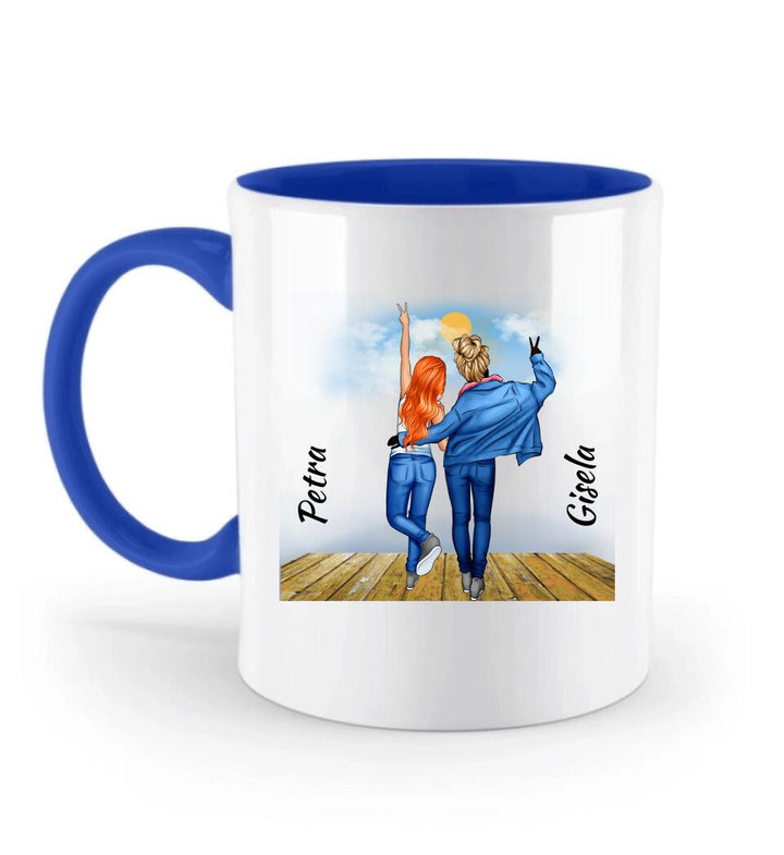 Personalisierte Tasse Für Freunde (2 Freunden) - printpod.de