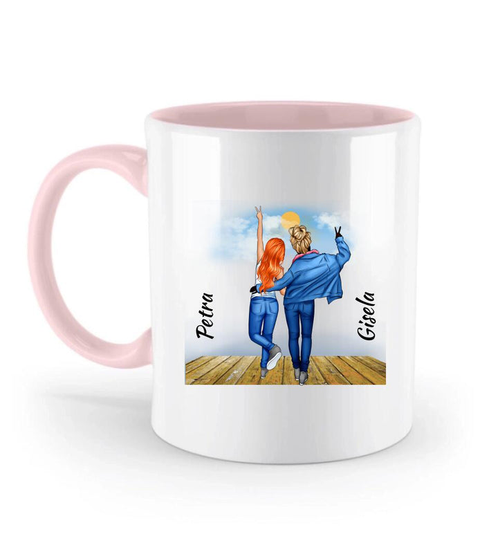 Personalisierte Tasse Für Freunde (2 Freunden) - printpod.de